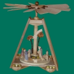 Pyramide Dachform -  Teelicht